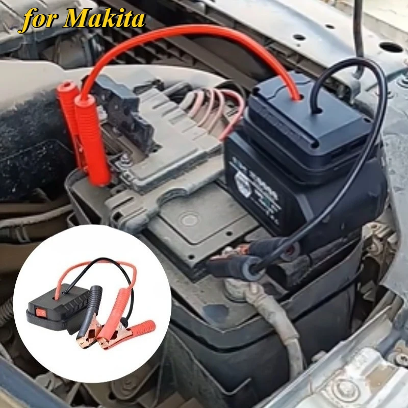 per Makita Batteria per auto salto antipasto Banca di alimentazione di emergenza al litio con clip in rame addensato con doppie porte di ricarica USB