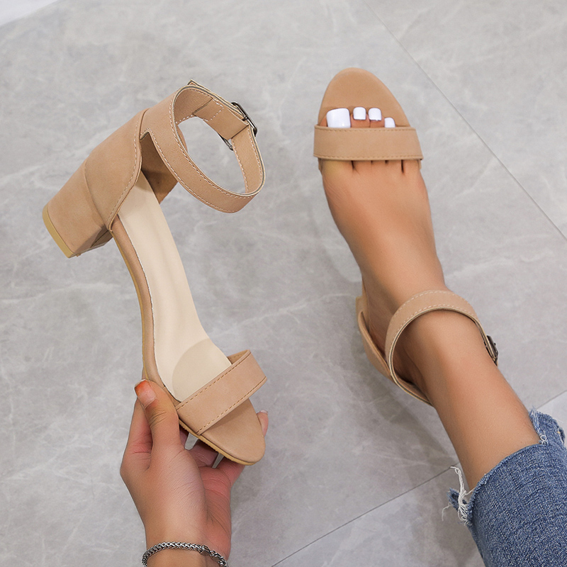 Tacón Sandalias Talla 43 Sandalias Clásicas De Talla Grande 43