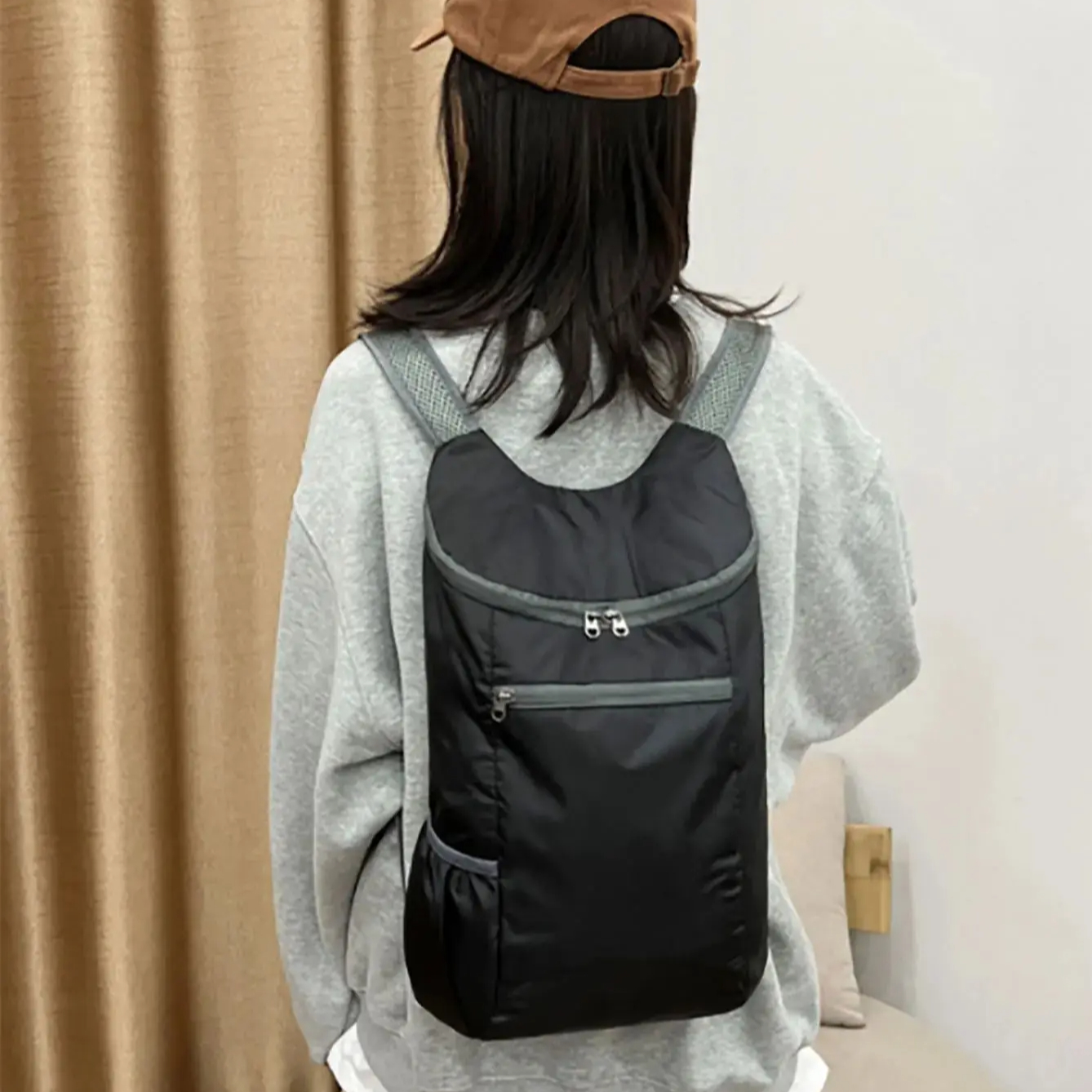 Sac de voyage de week-end pliable, étanche, résistant aux déchirures, léger, grande capacité, sac à dos de voyage d'affaires, sac de sport