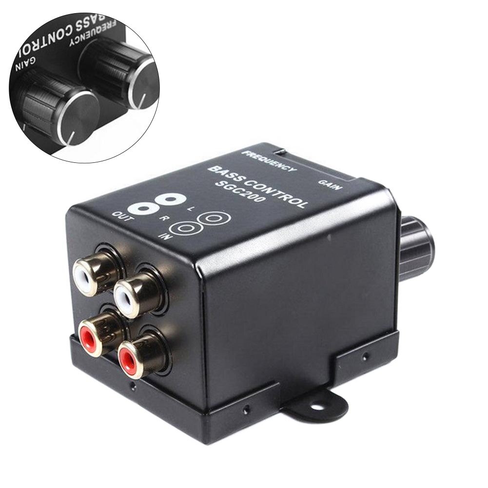 Volume Practical Amplifier Subwoofer Bass Controller Car Audio Remote Equalizer Auto Knob Regulator Universal