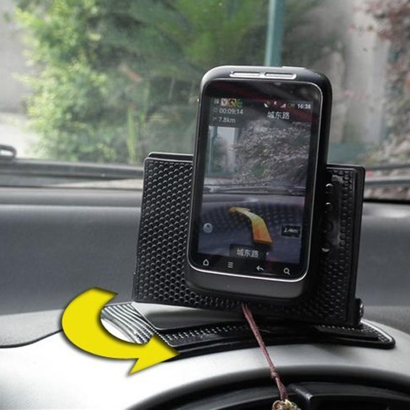 Auto Telefoon Houder Siliconen Anti Slip Mat Mobiele Telefoon Mount Stands Beugel Ondersteuning GPS voor Mobiele Telefoon Auto Styling Accessoires