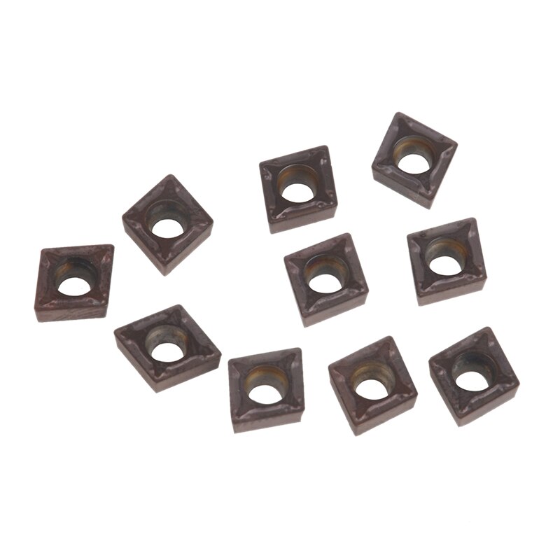 Cnc Tool Bar Set 10 Ccmt0602 Carbide Inserts + 3 Sclcr Boring Tool Holders With 3 Wrenches For Lathe Turning