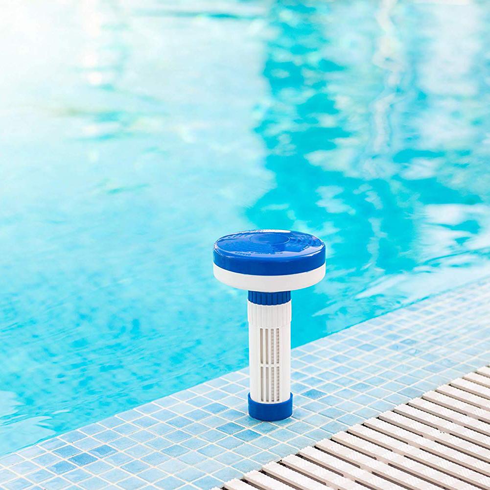 Floating Swimming Pool Chlorine Dispenser Premium Floater Chlorine Tablet Water Cleaner Quick Easy Distributer Holder