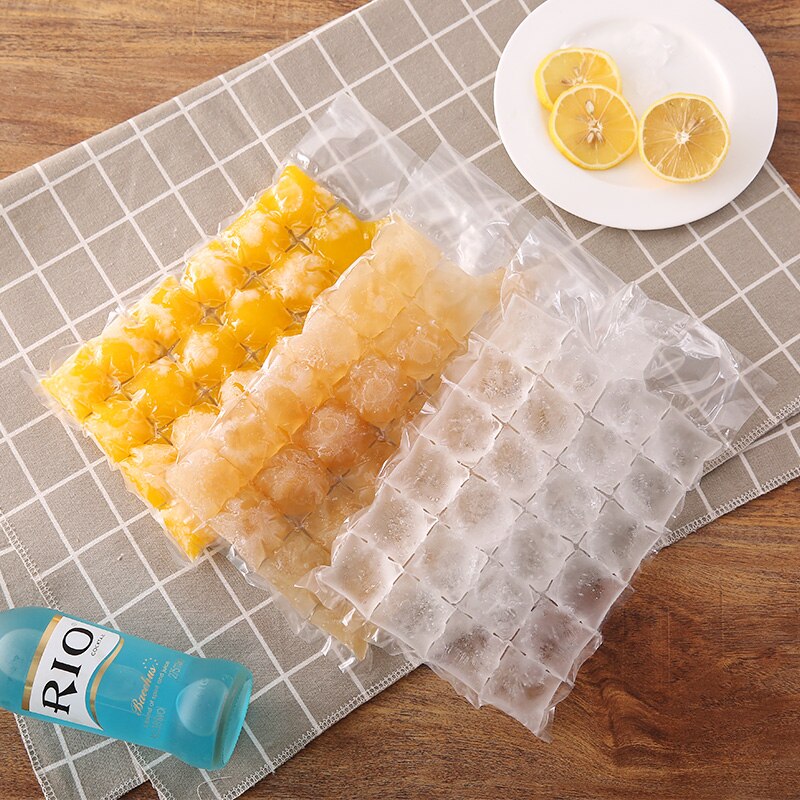 Bolsas de molde para cubitos de hielo desechables, molde para congelador, bolsas de PE, accesorios de cocina, DIY, 50/100/200 Uds.
