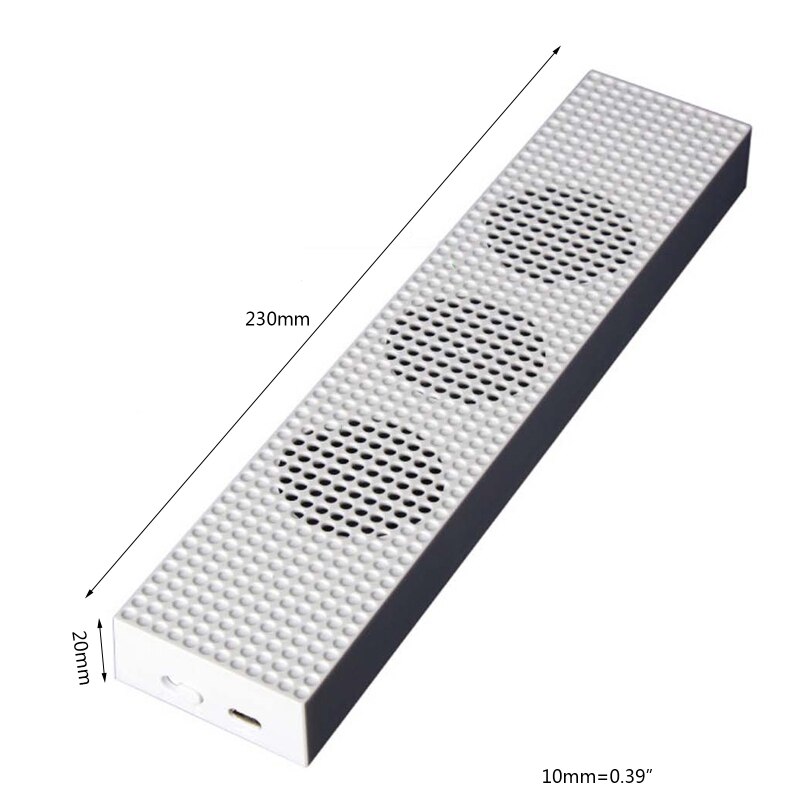 For -Xbox One S Built-in Adjustable Micro USB Connection Cooler with 3 Fans 090F