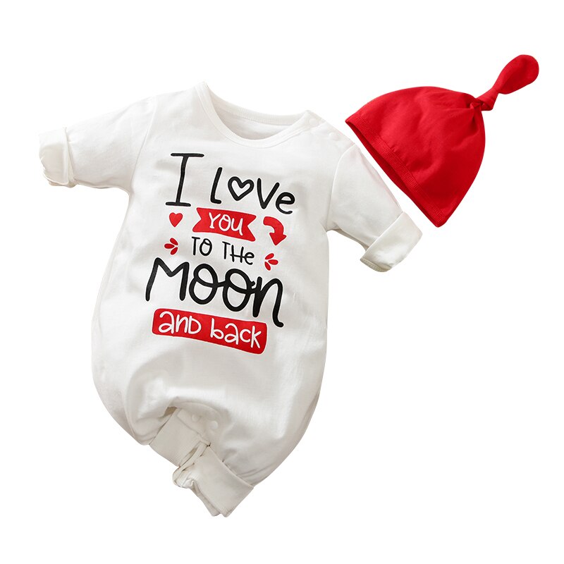 Neugeborenen Baby Jungen Strampler Baumwolle knapp ICH Liebe Mutter Langarm Gesamt und Hütte Kleinkind Kleidung Outfits: verrotten / 9m