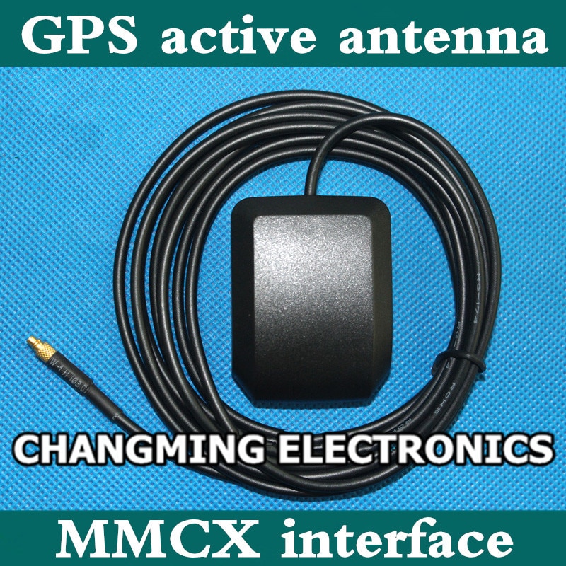 GPS actieve antenne MMCX interface, tweetraps versterking 28db super signaal actieve antenne met magneten ) 1 STKS