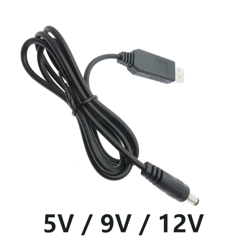 Usb Power Boost Lijn Dc 5V Naar Dc 5V / 9V / 12V Step Up Power module Usb Converter Adapter Kabel 2.1X5.5Mm Plug