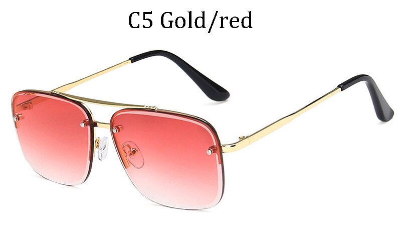 Aoze classic style cool unisex sunglasses brand men's vintage sunglasses zonnebril dames UV: 81013 C5