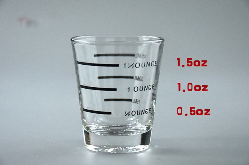 Glass bar measures bartender measuring cup cups bar spaghetti measuring cup glass
