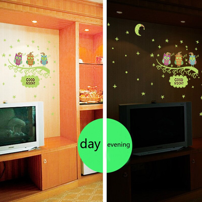 3d lichtstickers 3d lichtgevende stickers 3d lichtgevende stickers slaapkamerplafondstickers lichtgevende fluorescerende stickers huisdecoratie