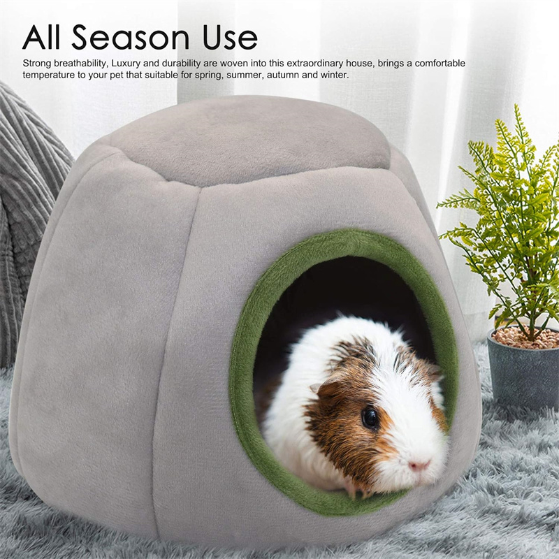 Cavia Bed - Wasbare kooiaccessoires Kleine dierenschuilplaats voor Chinchilla, hamsters, egel