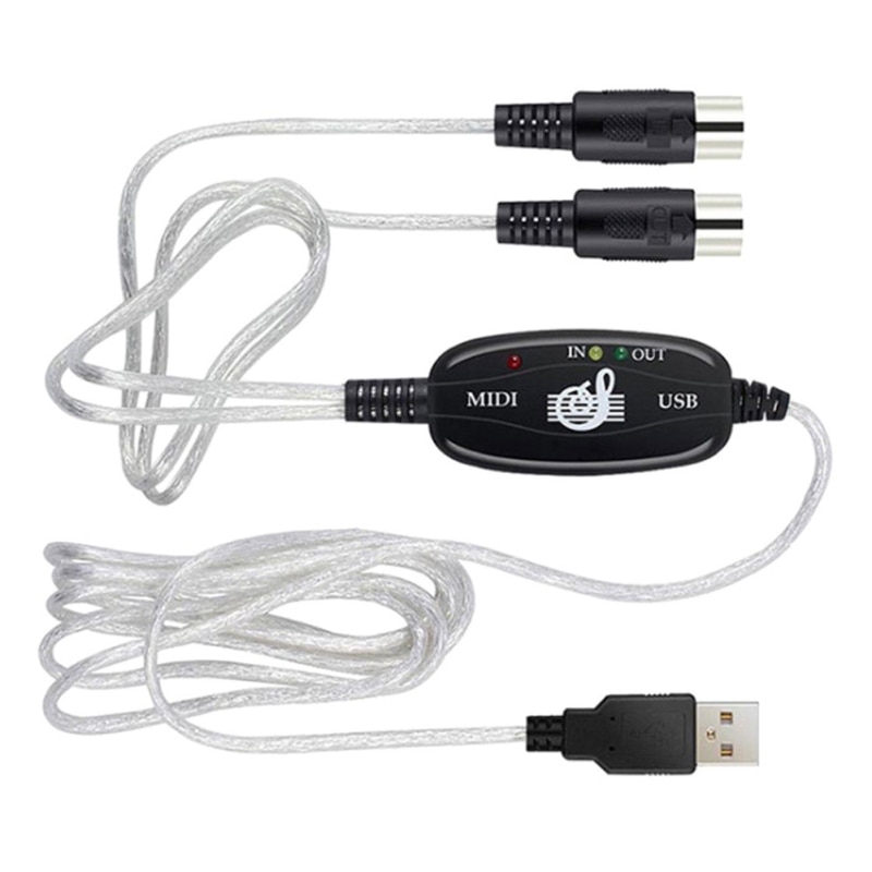 Usb interface til midi converter elektronisk musikinstrument musik keyboard klaver til pc laptop