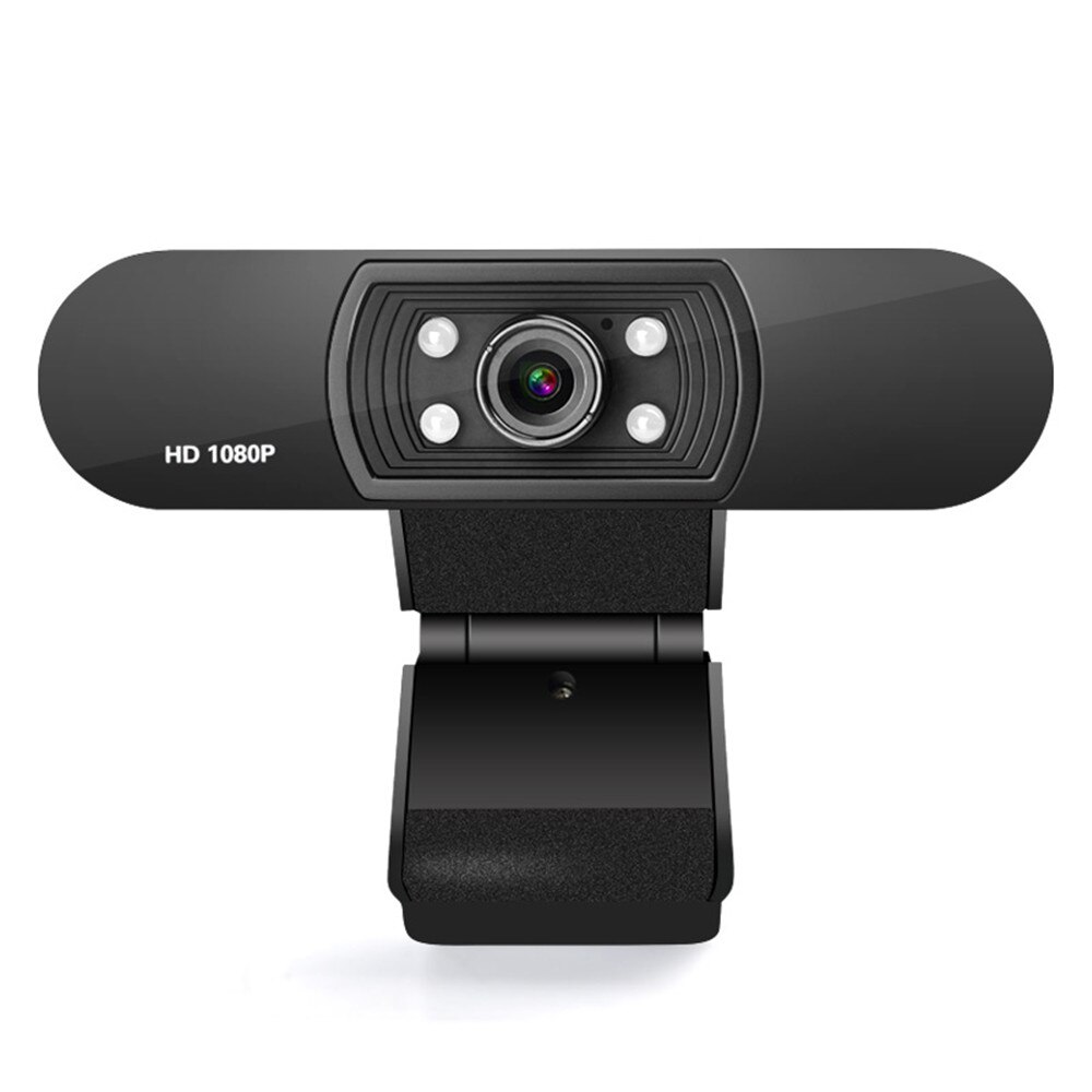 Kebidu H800 1920x1080p Video Webcam 1080P HD Web Camera USB Plug n Play Webcam USB visione notturna microfono incorporato per PC: Default Title