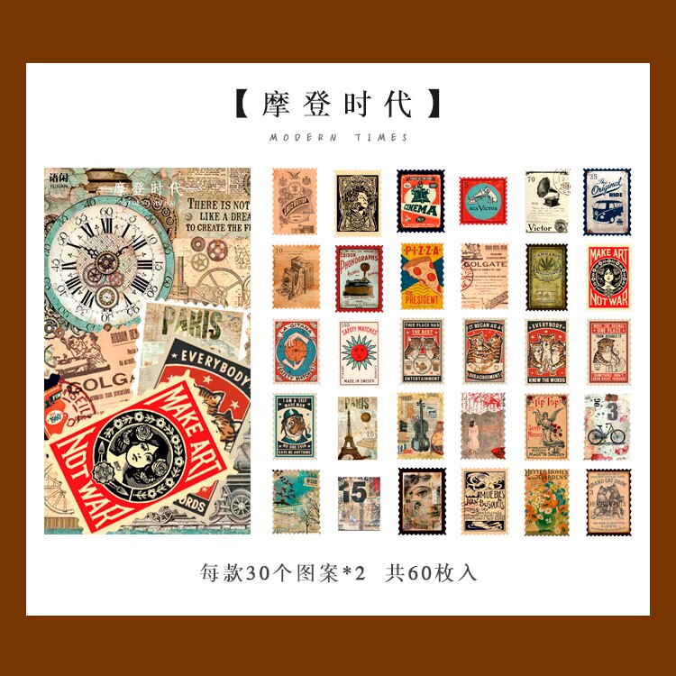 60 x kasvimuistiinpanosarjaa bullet journal koristeellisia paperitarvikkeita tarroja scrapbooking-päiväkirja albumi vintage-leimasin kukkatarrat: 2