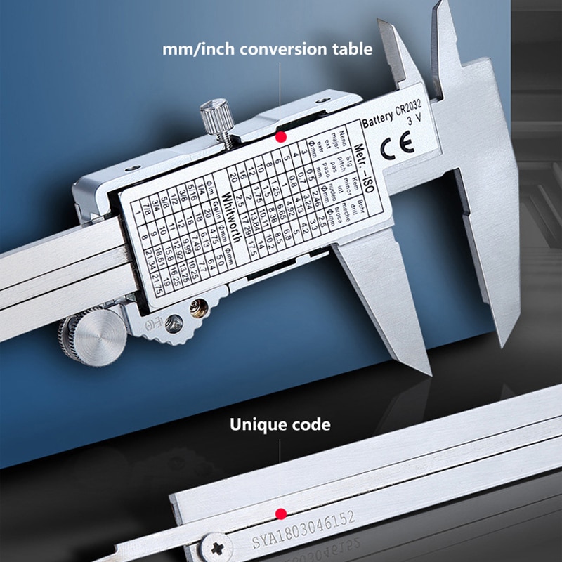 Digital Vernier Caliper Stainless Steel 150mm All Metal Electronic Caliper Precision Measuring