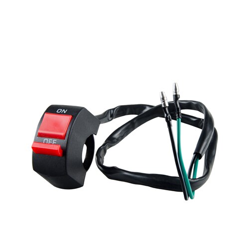Accessoires de projecteur électrique de moto | Projecteur à Led 12V 6500K 6 Leds, feux de voiture, ampoules lumineuses pour moto tout-terrain: 1pcs black switch