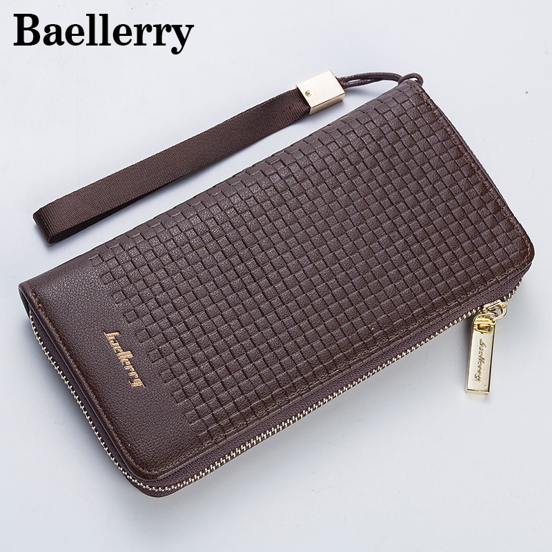 Luxury Brand Men Purse Clutch Bag Male Long Wallets Casual Zipper Coin Purses Big Capacity Men's Wallet MWS199