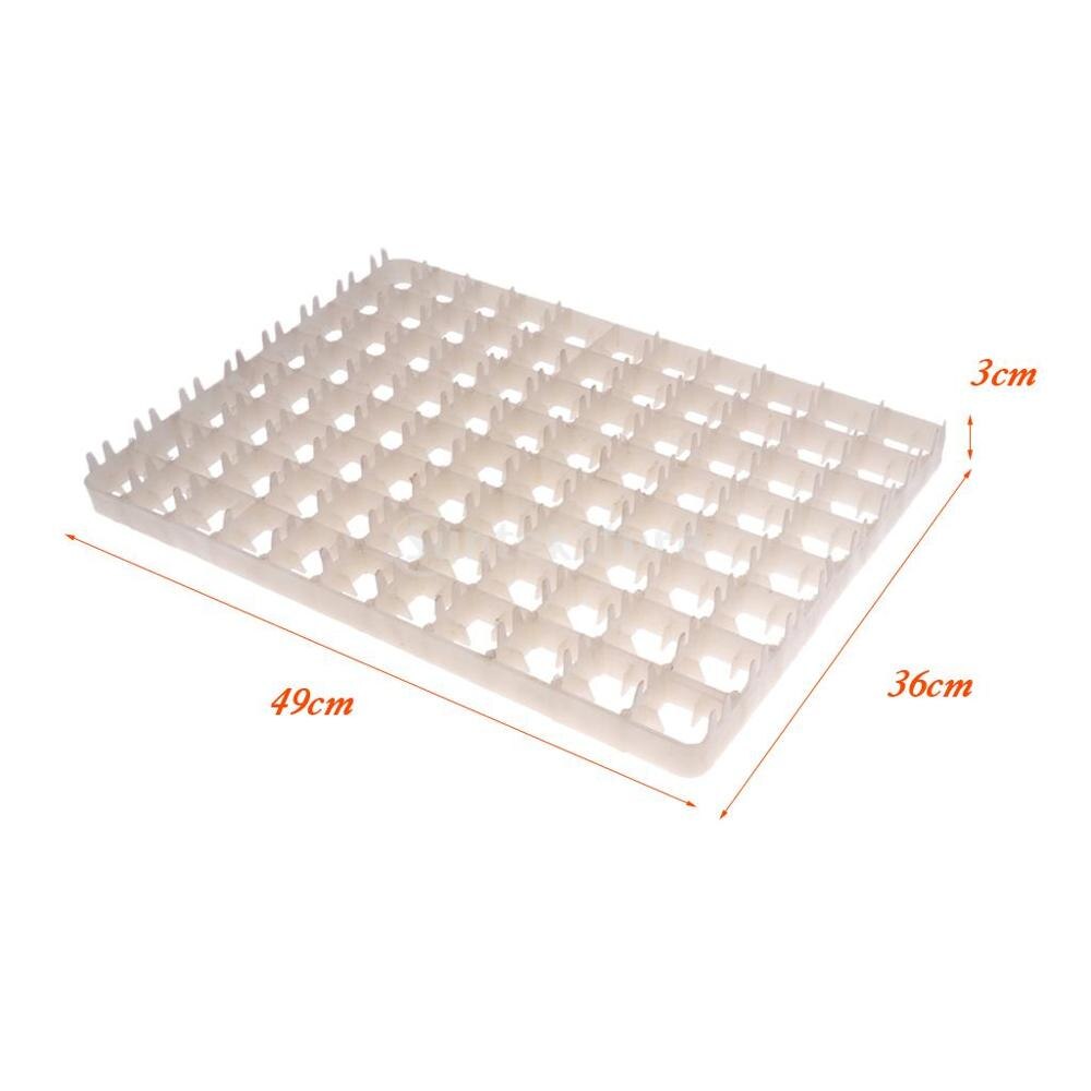 Accesorios de incubadora, bandeja de 88 huevos de gallina para incubadora automática de codornices de pato