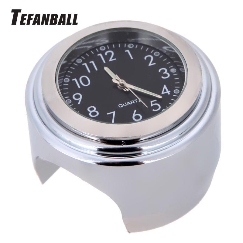 Universal- Leucht Motorrad Lenker Digitale Uhr Fahrrad Griff Halterung Zifferblatt Uhr Wasserdicht Für Motorrad Fahrrad Zubehör