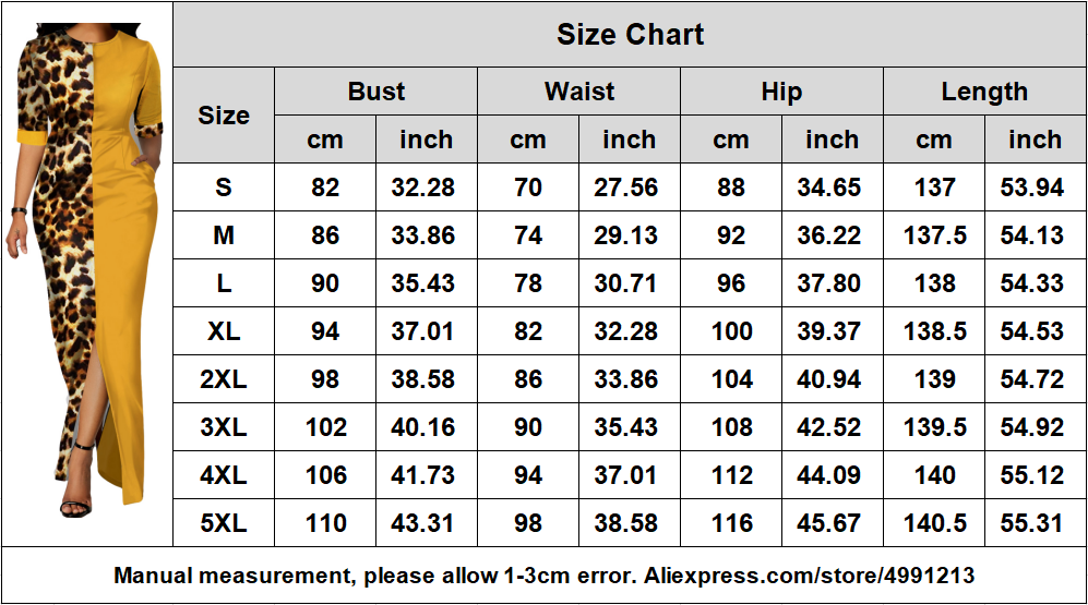 Zomer Afrikaanse Jurken Voor Vrouwen Dashiki Geel Luipaard Afrikaanse Kleding Plus Size Print Retro Afrika Bodycon Lange Maxi Jurk