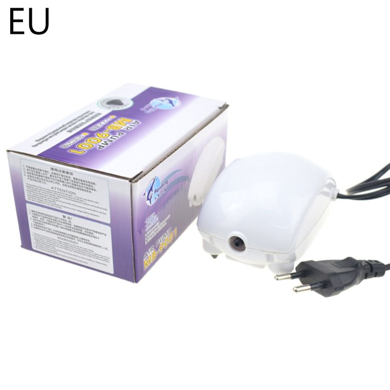 Ultra-Stille Aquarium Luchtpomp Aquarium Toenemende Zuurstof Pomp Us/Eu Plug C6UC: EU