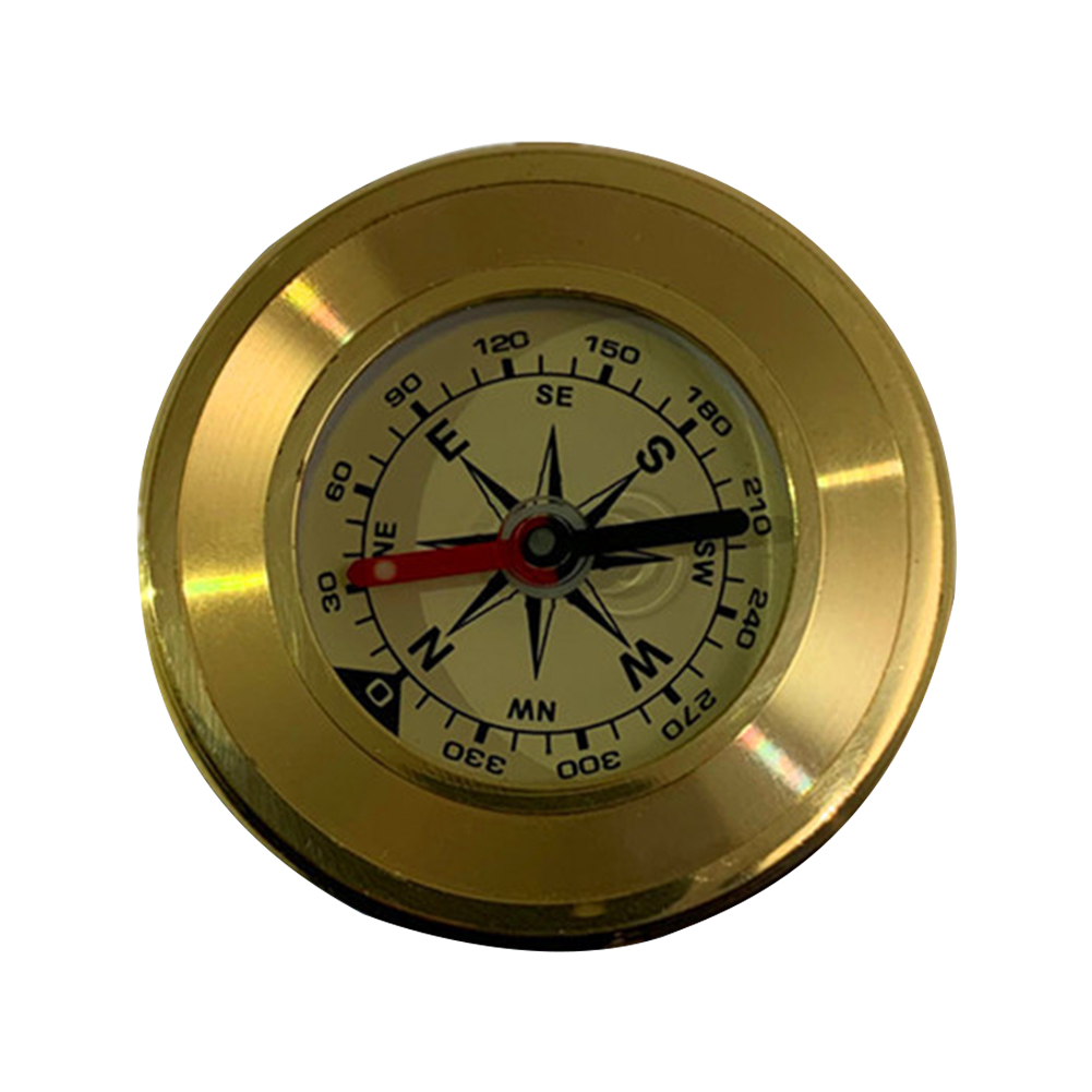 Camping Hiking Pocket Brass Compass Portable Compass Navigation Point Guiding Equipment for Outdoor Activities