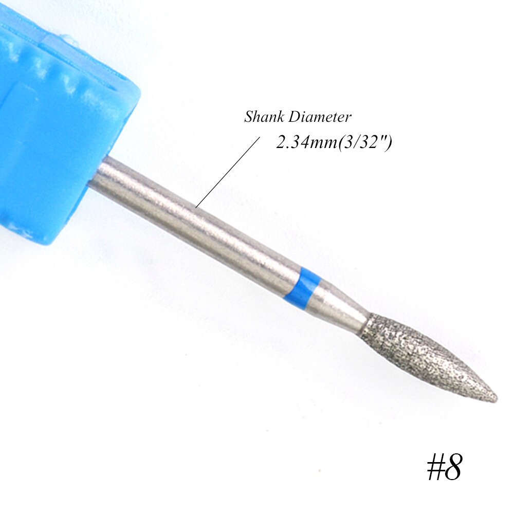 1pc Keramik Bohrer Nagel Fräsen Cutter Für Manikübetreffend Maschine einstellen Entfernen Pedikübetreffend Nagel Fräser Gerät Zubehör CHTDC1-18: Bits30-08