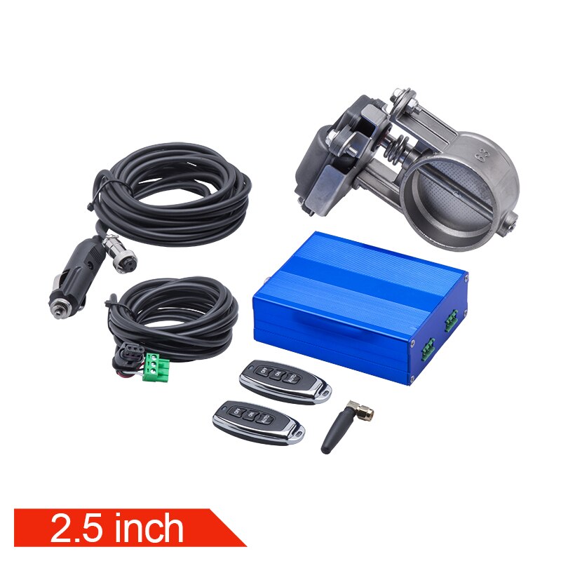 2 '' 2.25 '' 2.5 '' 2.75 '' 3 '' 3.5 '' elektrisk eksosventil i rustfritt stål med finjusterbart fjernkontroll-elektronisk brytersett