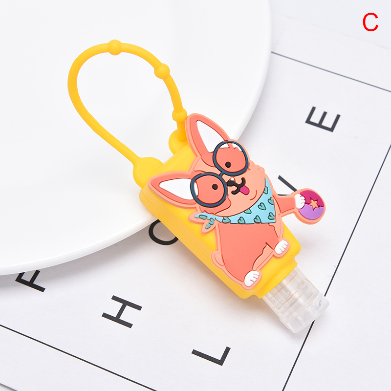 1 pièces Silicone Mini désinfectant pour les mains voyage Portable sûr support de Gel jetable pas propre distributeur de savon main support de Gel pour les enfants: C