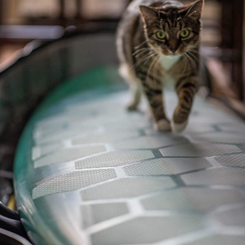 Hexa traction waxless surfboard deck grip-surboard antislipmat (transparant)