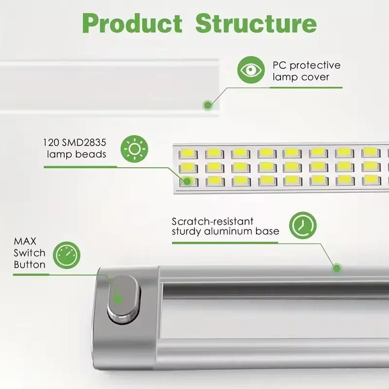 12 V-80 V LED Interieur Lichtbalk Strips Ultra-Heldere 120 LEDs Auto Leeslampen Voor Trailers vrachtwagens Boten Campers Duurzaam Werklamp