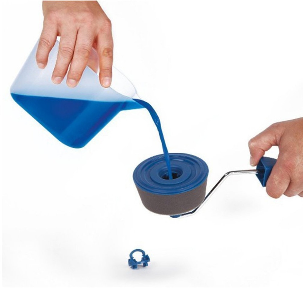 6pcs/set Paint Runner Pro by renovate Roller Brush Handle Tool Wall Paint Roller Wall Painting for Home Office