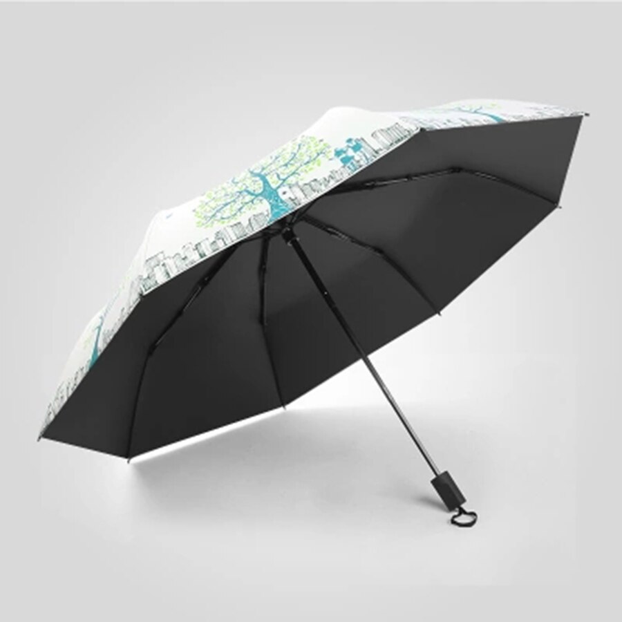 Paraply regn kvinder folde uv anti sol vindtæt kapsel paraply mænd parasol messing knoer tous mujer tous
