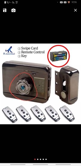 315MHZ Remote Control for Swipe card Lock Keyless Entry Door Lock with Remote Access Control System: Only the Knob
