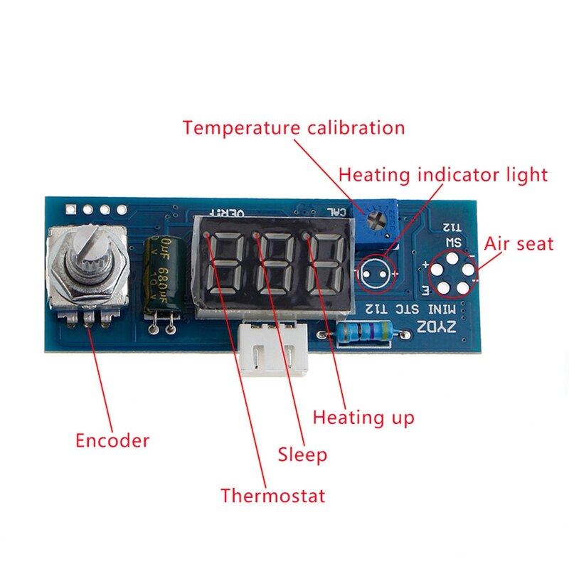 Digitale Soldeerbout Station Temperatuur Controller Kits Voor Hakko T12 Handvat G08 Grote Waarde