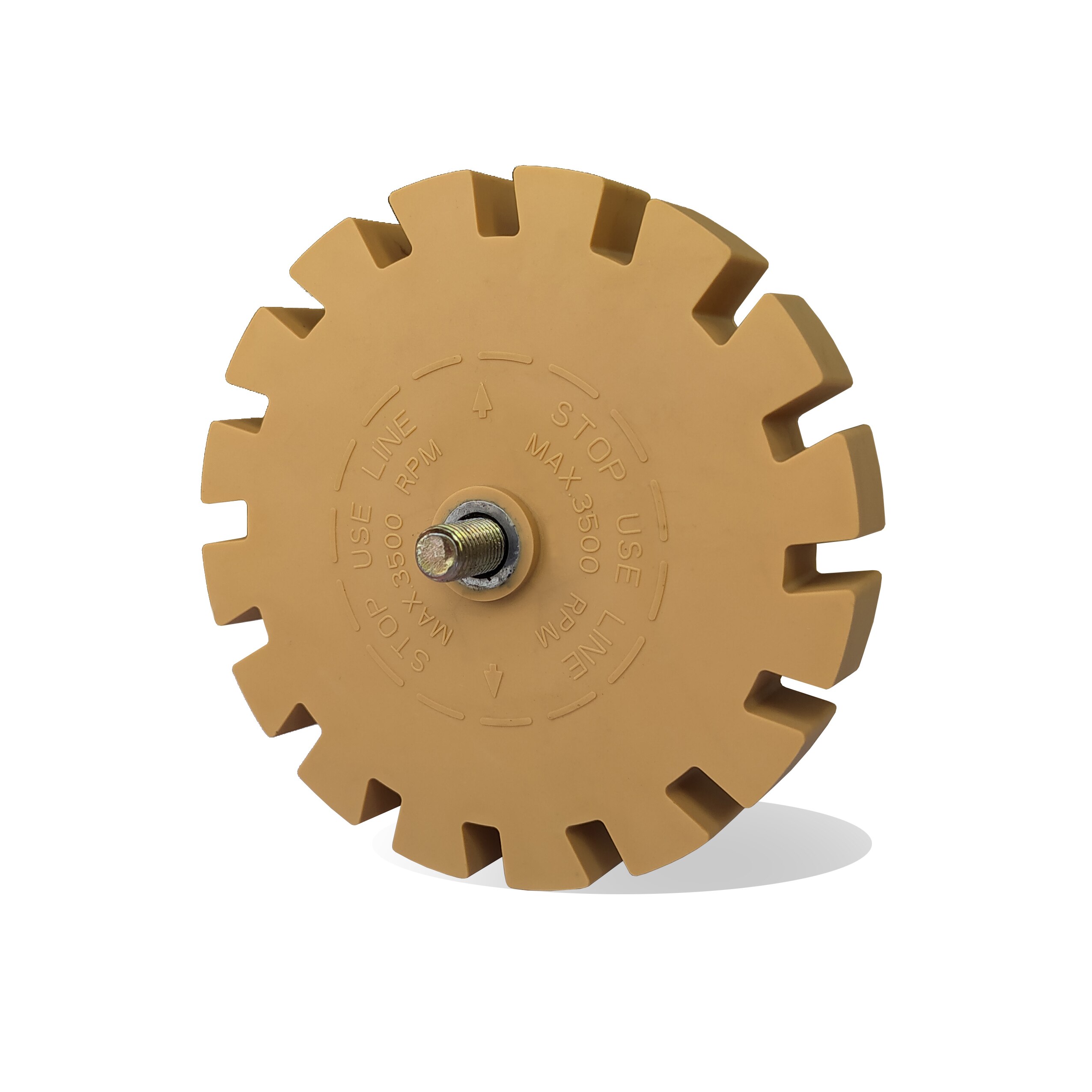 Eraser Wheel Decal Remover for Sticker and Adhesive Removal Rubber Disk with Power Drill