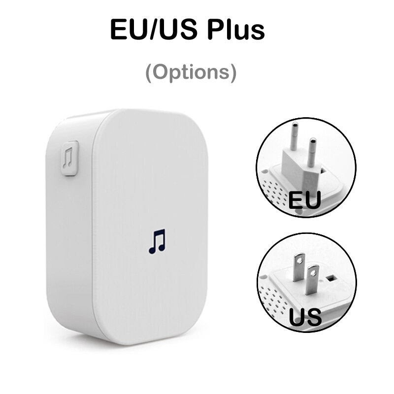 Eken Draadloze Deurbel Indoor Chime Voor Eken V7 V6 V5 Wifi Deurbel Ontvanger Ding Dong