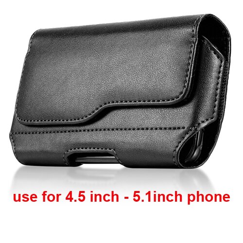 Universal bolsa do telefone para o iphone 8 samsung xiaomi huawei telefone móvel saco da cintura cinto clipe coldre capa de couro caso: 4.5-5.1 inch