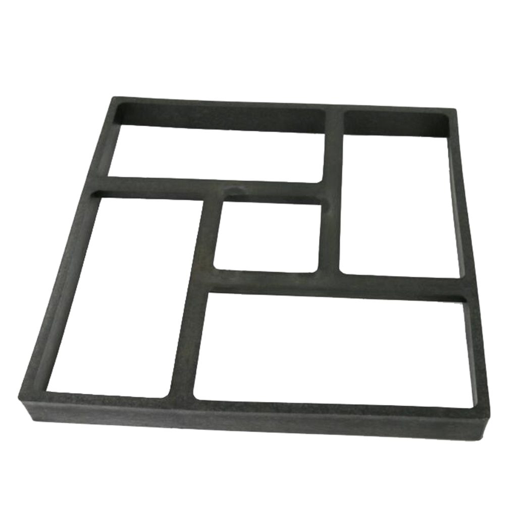 Platz Beton treten Stein Fertiger Formen, Wiederverwendbare DIY Weg Hersteller für Rasen Garten und Terrasse, 40x40cm