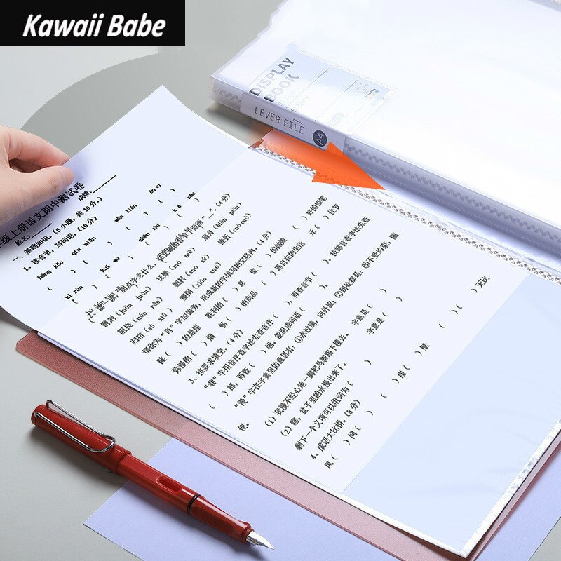 Desk Organizer File Folder 30 40 60 80 Pages A4 Size Piano Music Sheet Document Folder Storage Organizer School Office Supplies