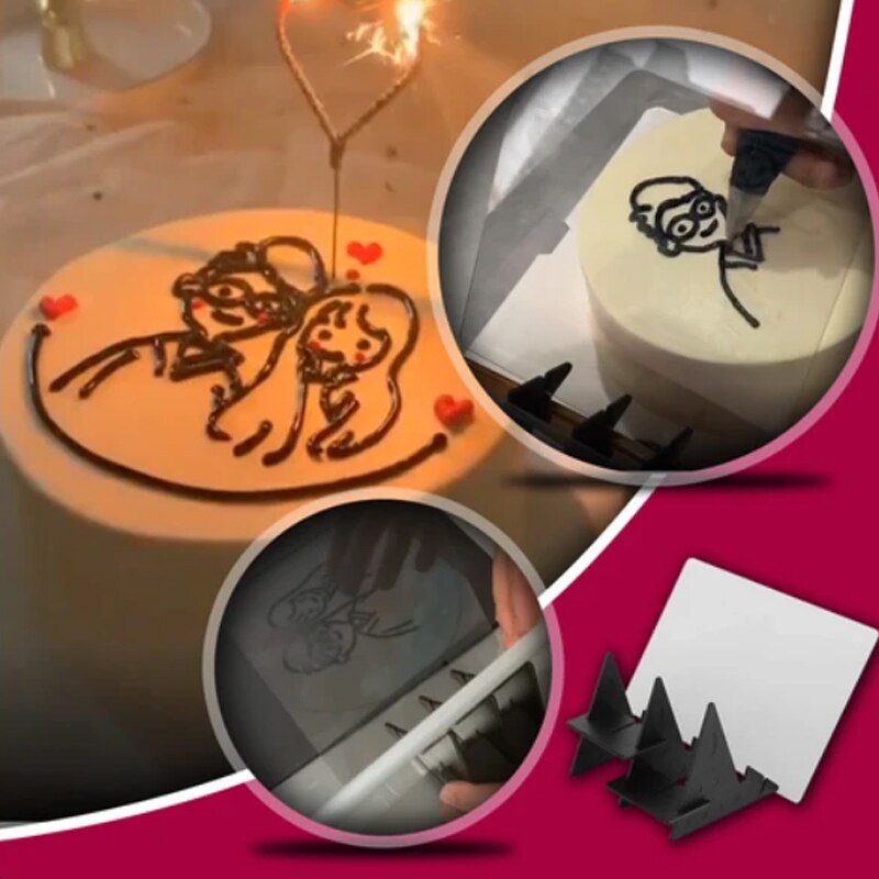 DIY Trace 'n Draw Optical Dessert Projector Copy Board Projector Painting Tracing Board For Kids Cake pattern depiction