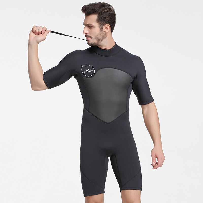 Traje de neopreno para hombre 2mm traje de buceo de para adultos jóvenes protección UV una pieza de buceo térmico Snorkeling trajes