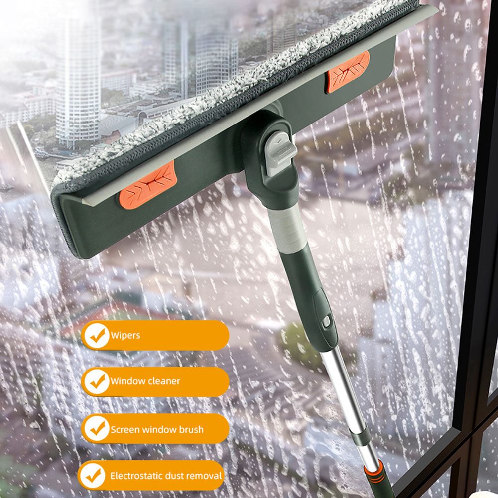Herramientas de limpieza de ventanas de vidrio, limpiador de ventanas de doble cara, escurridor, raspadores de limpieza para baño, cepillo de lavado de ventanas de coche, limpiador de ventanas