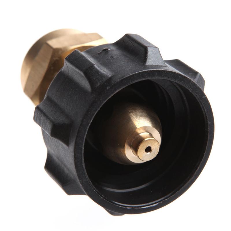 1 lb gass propan tank flasker regulator ventil refill adapter komfyr utendørs camping fotturer grill matlaging regulator ventil