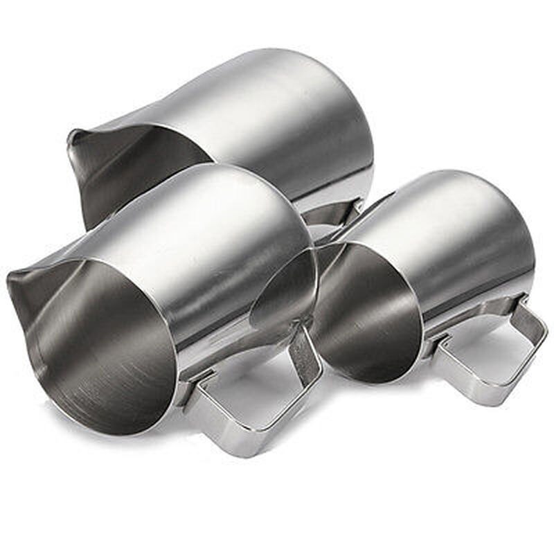 150ml / 350m /600ml / 1000ml køkkenhåndværk kaffekande rustfrit stål espresso kaffekande latte mælkeskummende kande kaffe  -20