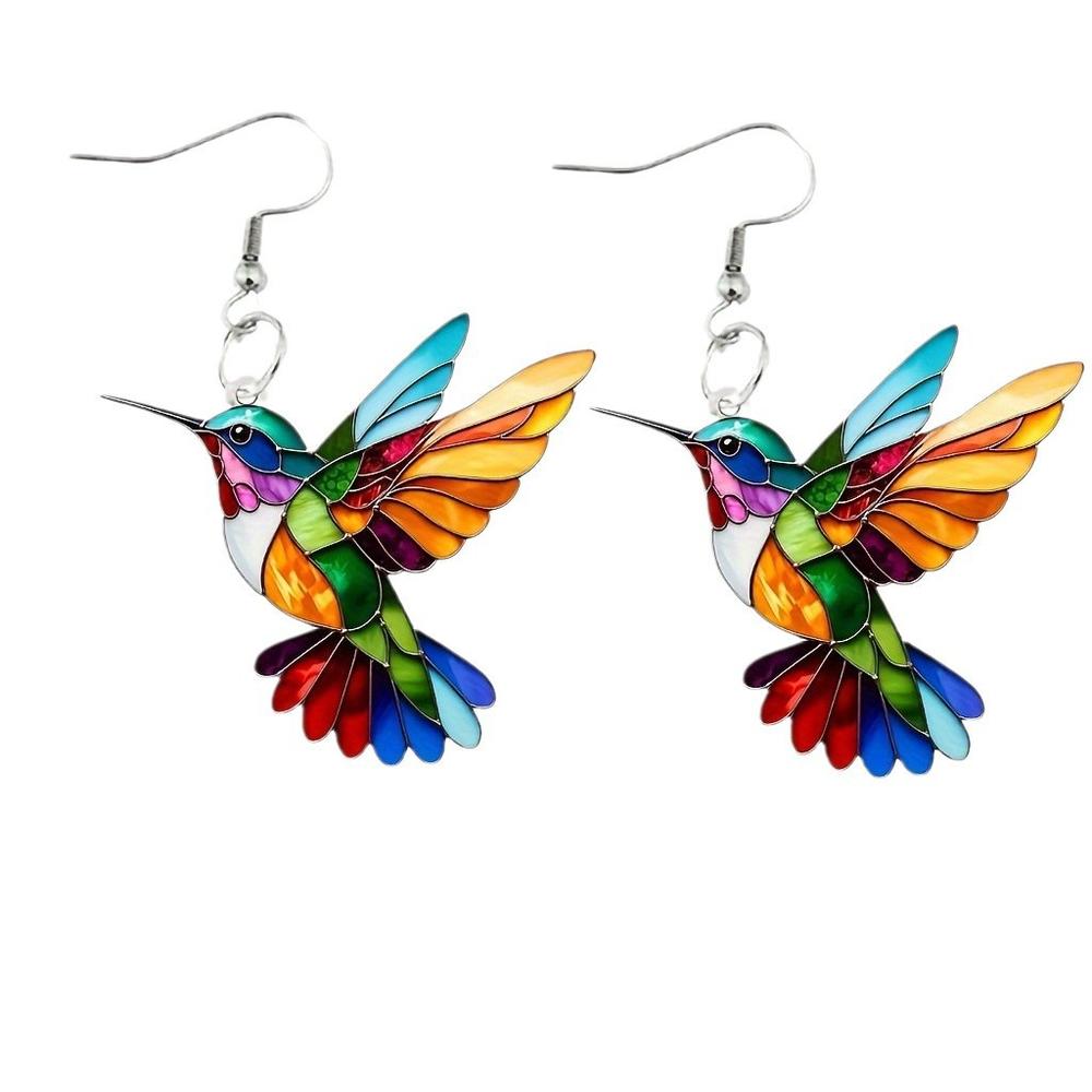 Kolibri Ohrringe für Frauen Mädchen elegante Quaste Charme baumeln Ohrring Modeschmuck Valentinstag Geburtstags: Heißes Stempeln