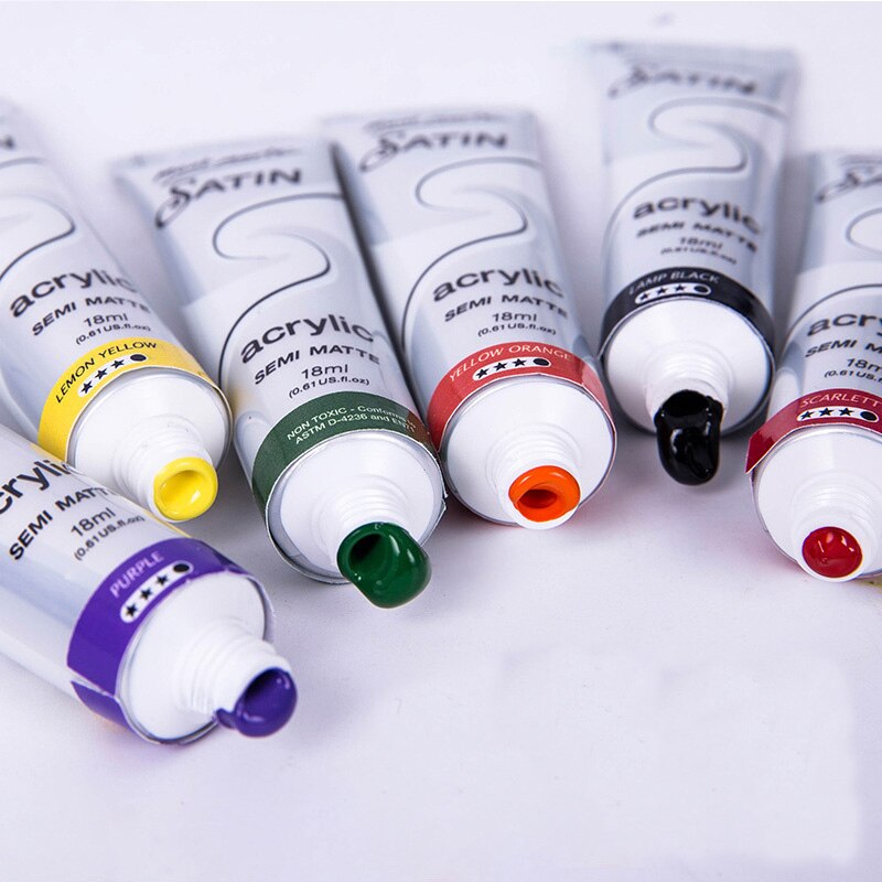 Juego de 8 colores de pintura acrílica metálica pintura pintada a mano juego de pigmentos pintura textil suministros de arte coloreado dibujo de pared