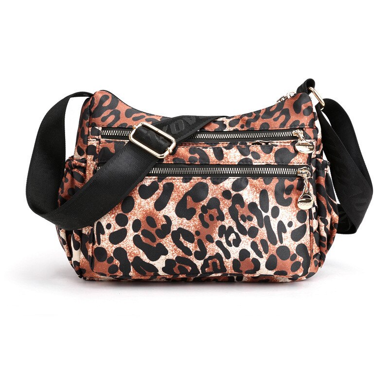 Moda Sacos de Nylon Impermeável Mulheres Mensageiro Carteira Do Vintage Impresso Hobos Bolsa Das Senhoras Sacos Crossbody Sacos de Ombro do Sexo Feminino: C