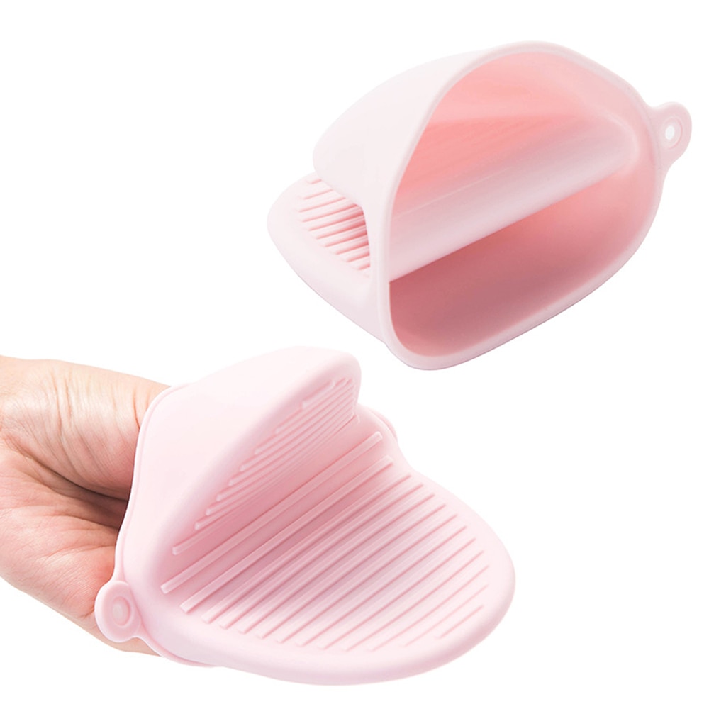 Lättstädad mikrovågsvante halkfri handske silikon handskydd värmetålig vante förtjockad köksmatlagningsprylar